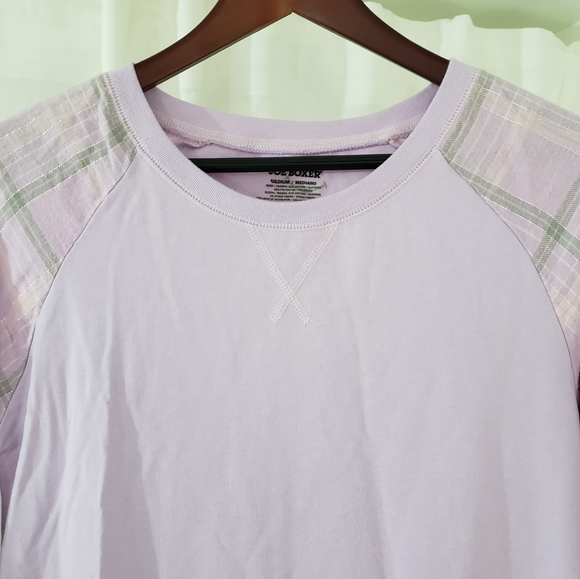 Joe Boxer Pajama Dress in Purple & Pink Plaid Women’s Size M - Picture 2 of 6